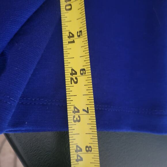 Catherines Plus 4x Dress Blue Black White Sleeveless Professional Knee Length - Picture 9 of 10